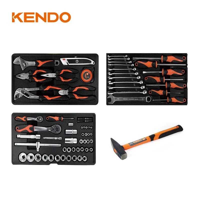 Conjunto de Ferramentas de Reparação Domésticas Kendo 86 Pedaços de Car Repair Tool Kit de Ferramenta Manual de Reparação