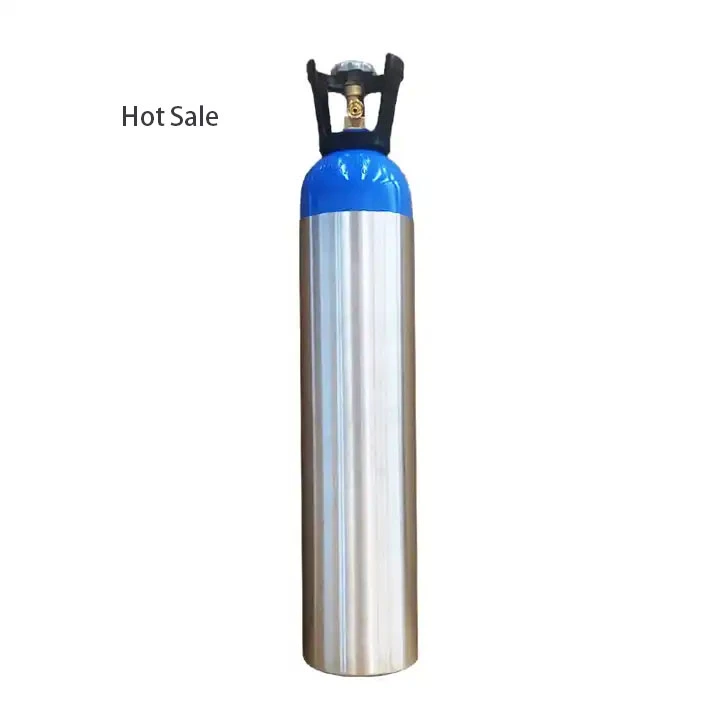 High Purity Xenon Gas Price with High Pressure 2.7L Seamless Steel Gas Cylinders and Valves