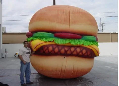 2023 New Large Inflatable Hamburger Replica