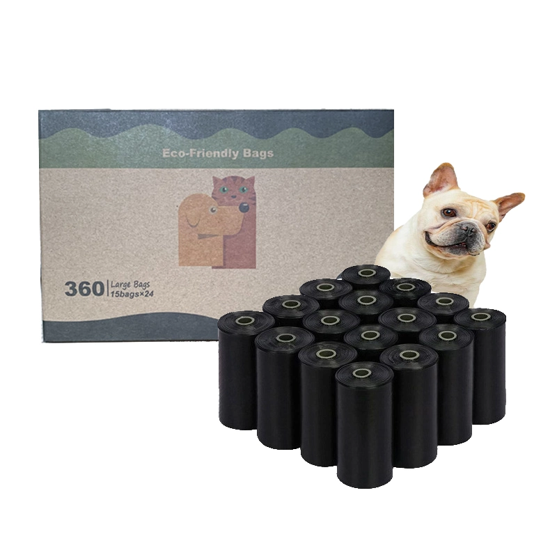 Dispensador rollos de llenado Compostable desechables biodegradables de almidón de maíz Ecológico perfumado de desechos de mascotas doggy bag Bolsa caca de perro de Poo