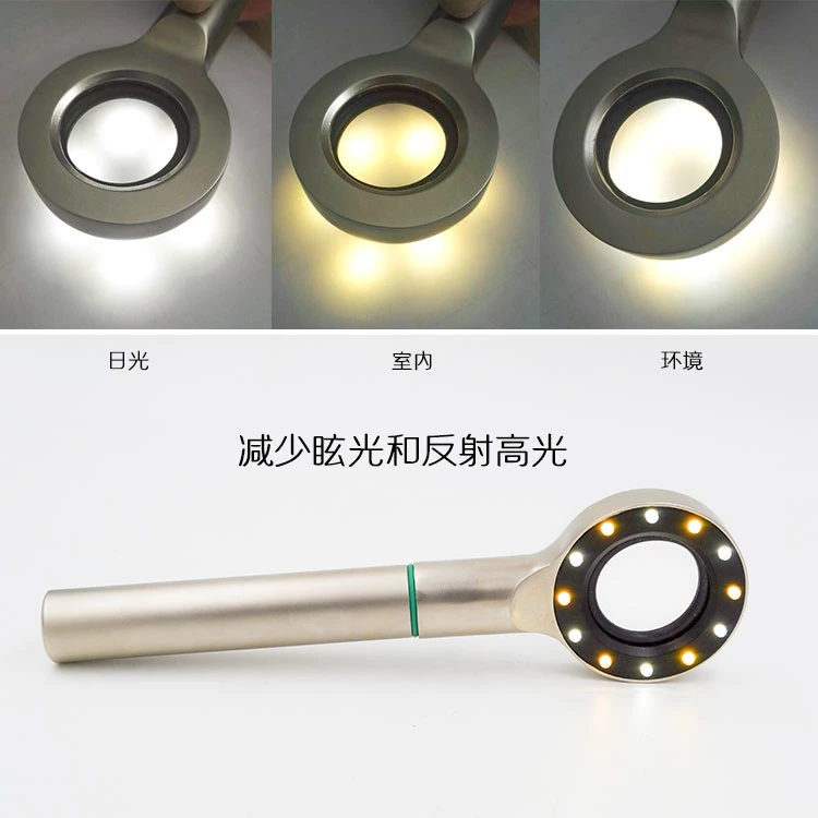 Dental Equipment Cosmetic Restoration Colorimetric Lamp LED Shade Matching 3 Color 12PCS LED Oral Base Light