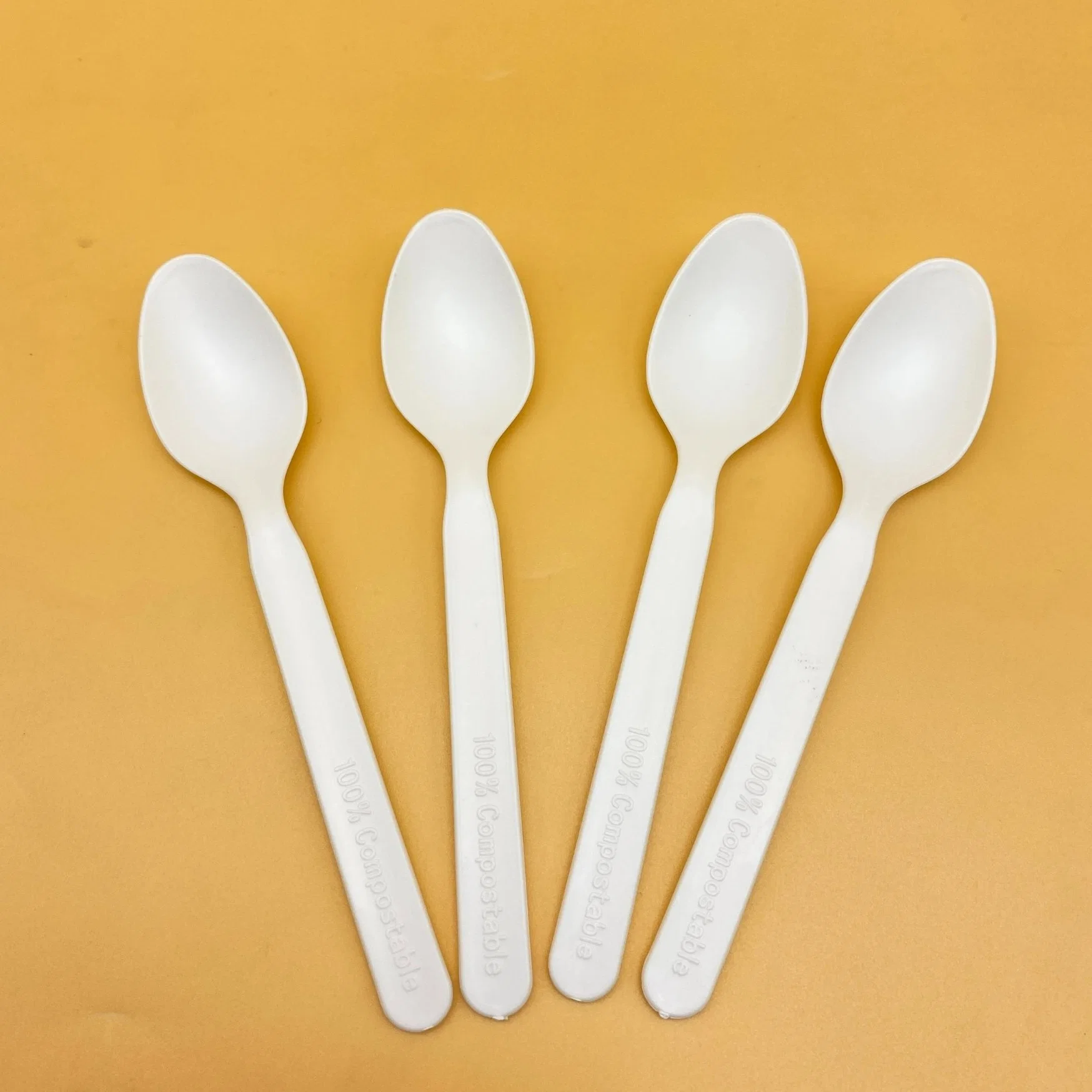 100% Compostable Biodegradable Cpla Tableware PLA Cutlery Knife Fork Spoon