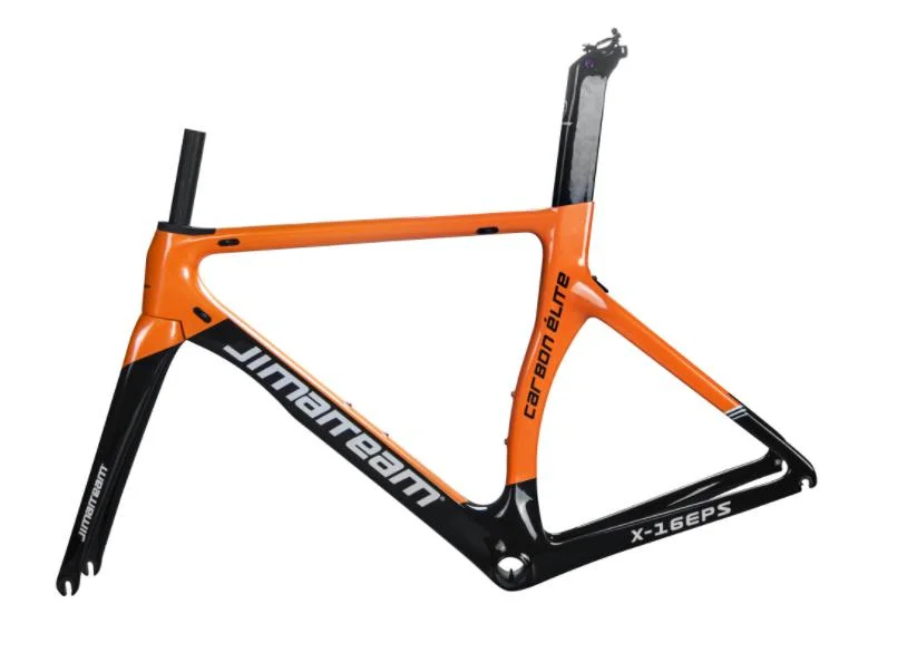 New Arrival Factory Hot Sell All Carbon Road Bike Frames with Rim Brake Clamp Brake Road Bicycle Frameset