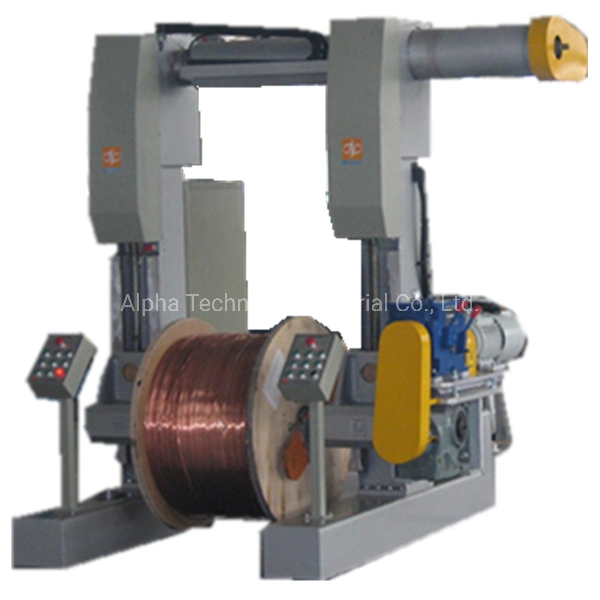 World Popular PVC/ PE/ TPU Coaxial Cable Take up and Pay off Machine, TPU Power Cable Take-up Reel Cable Machine!