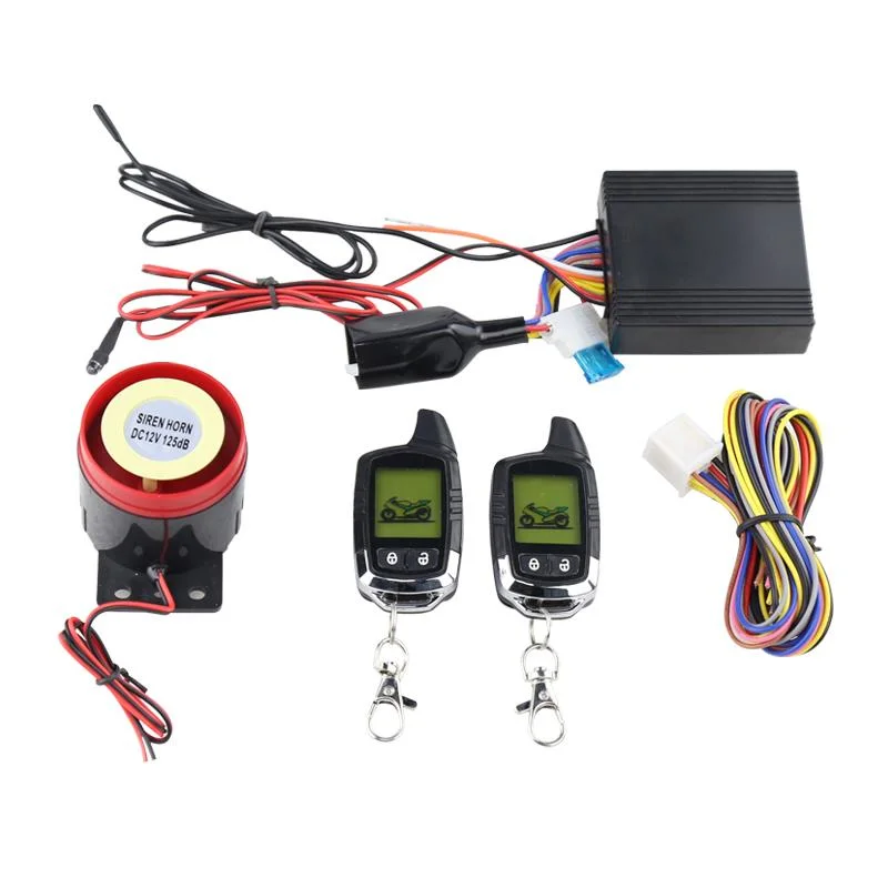 Motorcycle Alarm System Remote Engine Start Stop Lm300