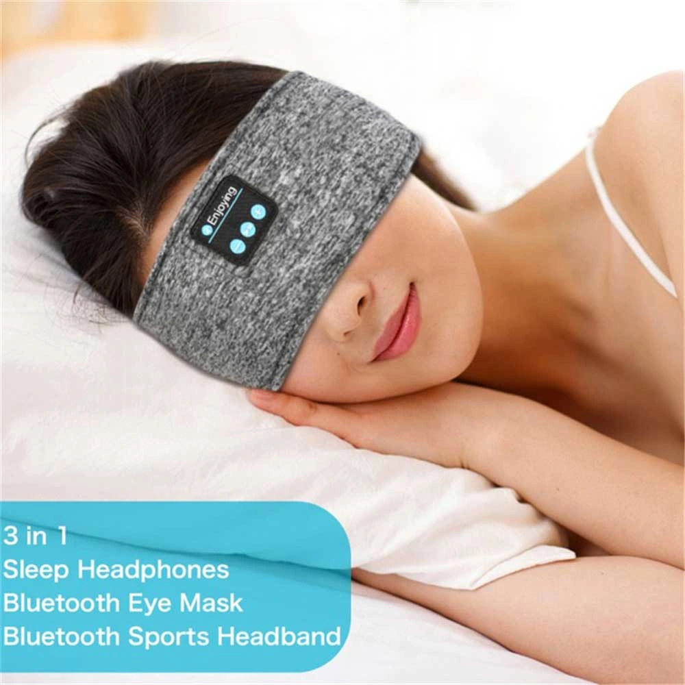 Yn-1 3 in 1 Bluetooth Sports Headband Eye Mask Sleep Headphones