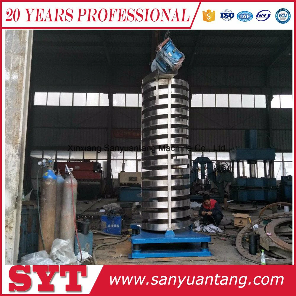 Stainless Steel Vibratory Spiral Elevator Screw Conveyor Vertical Vibrating Conveyor