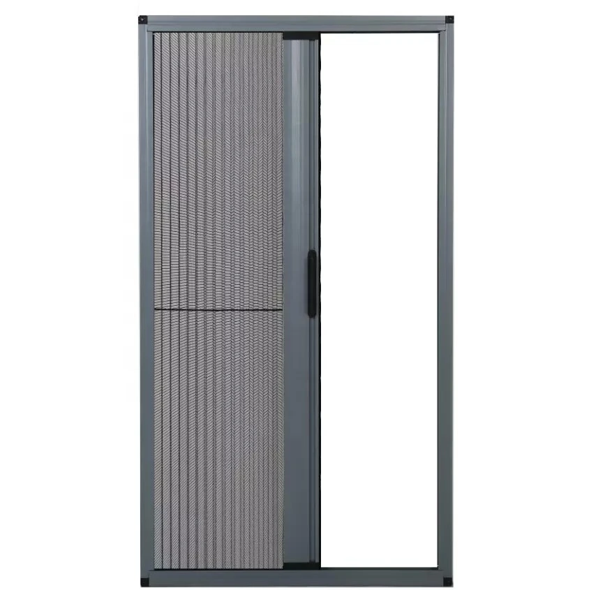 European Standard Latest Design Anti Mosquito Aluminum Frame Insect Security Screens Fly Retractable Screen Door for Windows and Doors