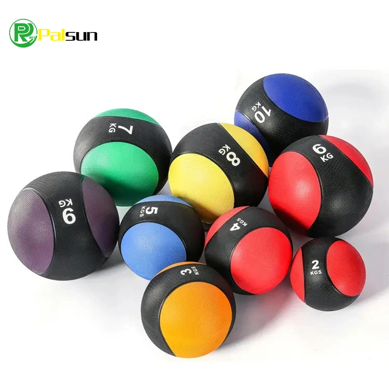 New Hot Selling Gym Workout Double Color Rubber Medicine Ball