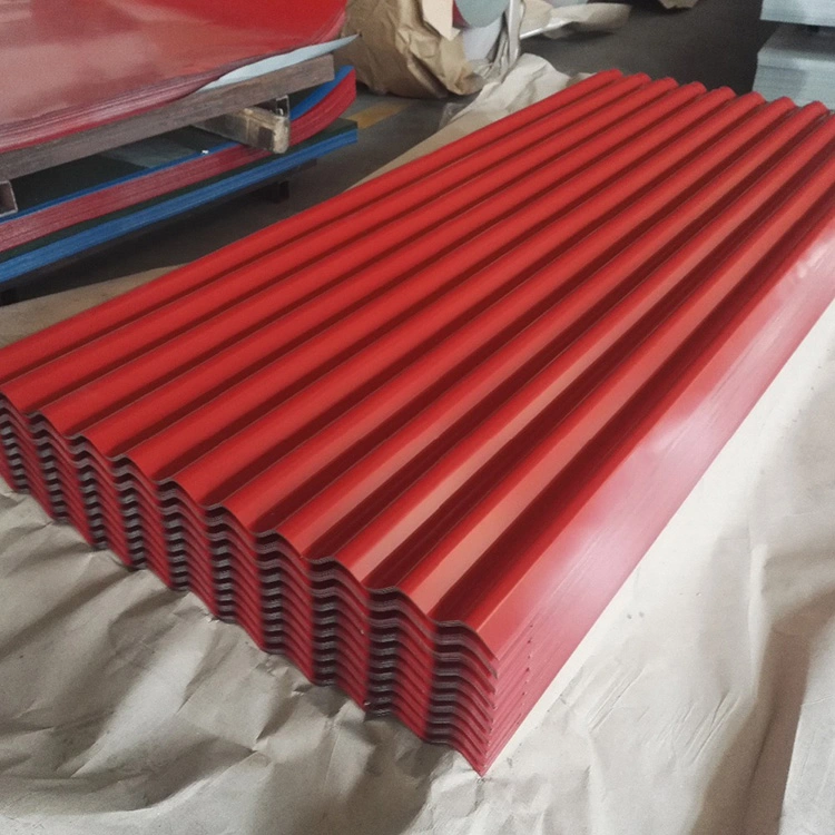 Factory Price Color Coated Galvanized Corrugated Steel for House Roof Sheet Iron Sheet