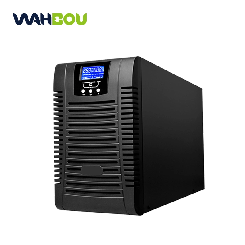 Fonte de alimentação ininterrupta online de reserva de bateria de alta frequência UPS 1-3kVA UPS Wahbou