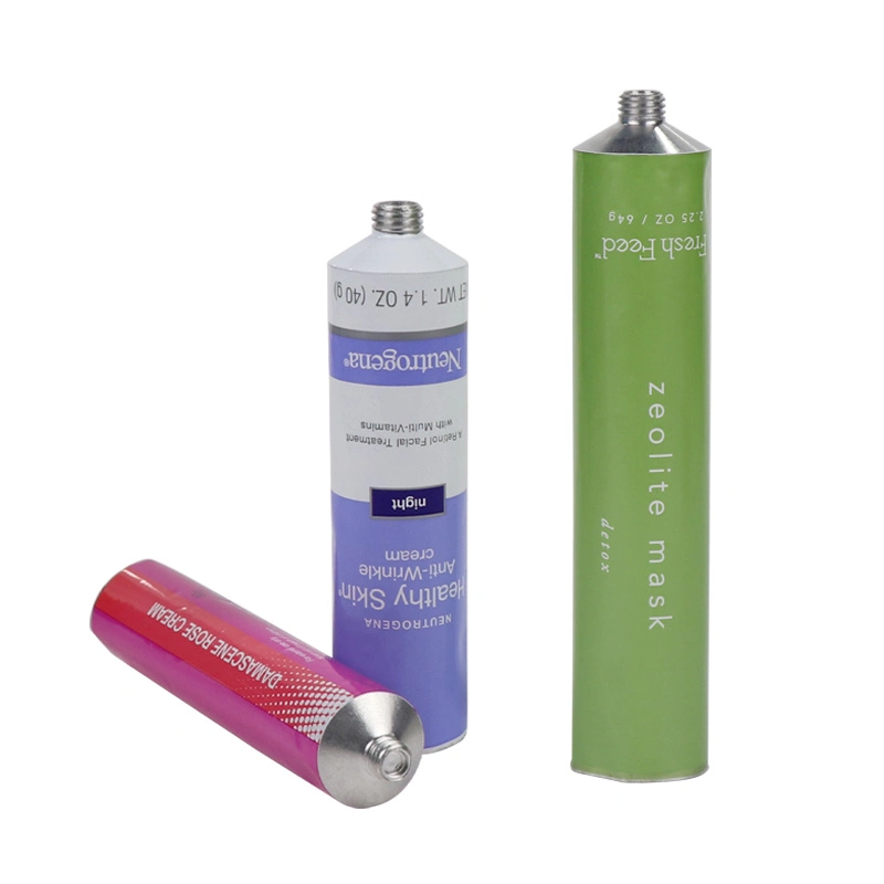 30ml 50ml 80ml 100ml Großhandel Aluminium Haustier pflegende Creme Tube Verpackung