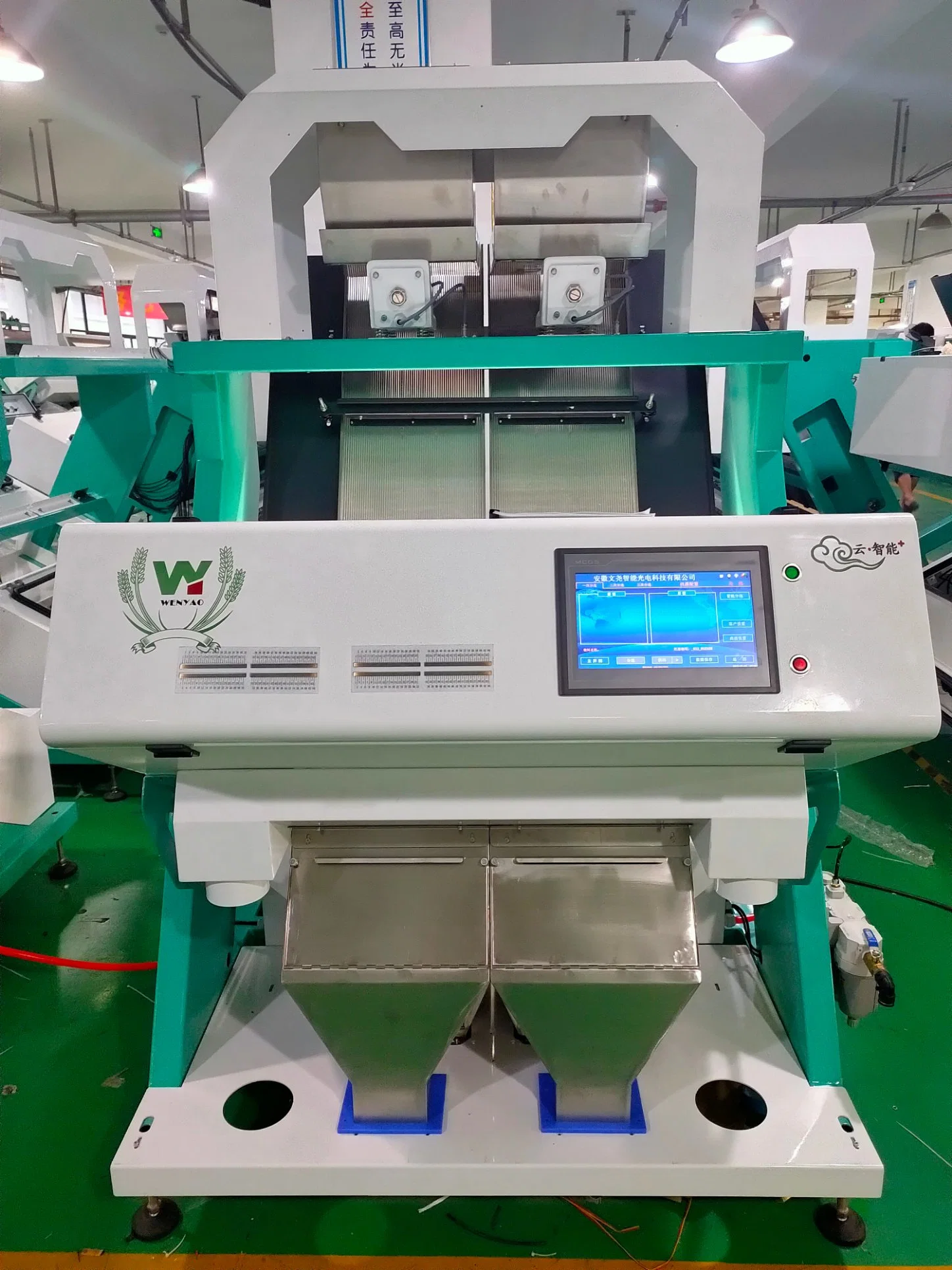 La tuerca de pino clasificador de color de la máquina del fabricante Wenyao
