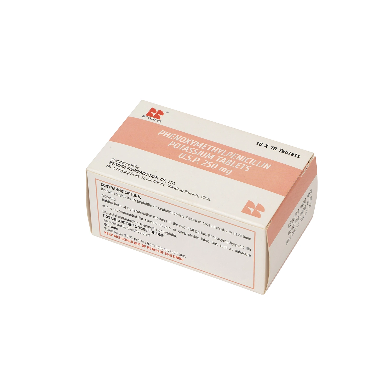 Penicilina V comprimidos de potássio/Phenoxymethylpenicillin Tablet de potássio