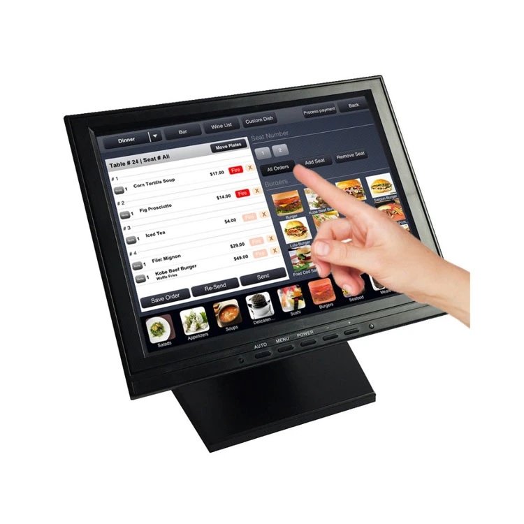 Nice Design Square Screen 17 Inch Capacitive Touch Screen Resistive Pact Monitor