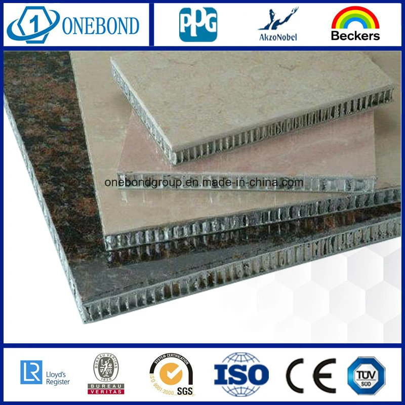 Solid Stone Veneer Aluminum Honeycomb Panel for Suspended Ceiling Panel