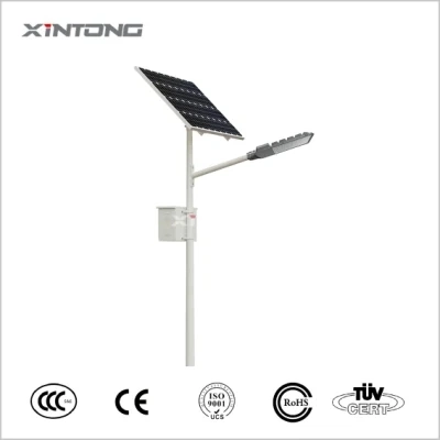 IP65 High Brightness Power Waterproof Outdoor Road Energy Saving LED Solar Panel Street Lighting Lamp with Pole