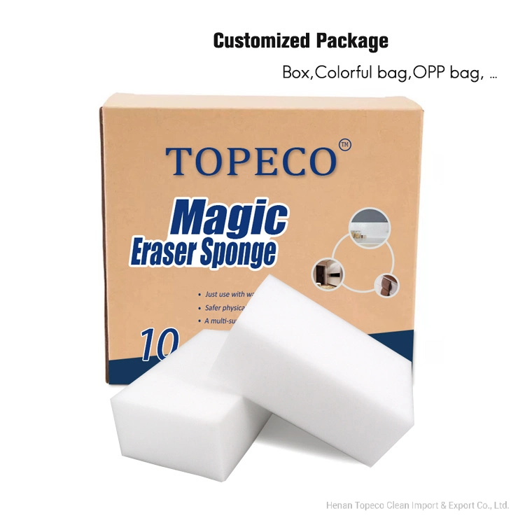 Topeco meilleure vente de produits en Amérique Amazon Hot vendre éponge magique en microfibre de mousse de mélamine