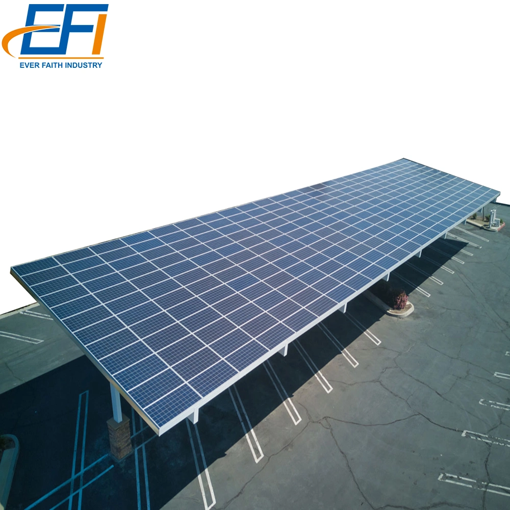 Carport Solar Roof System Metal Carport Solar Parking PV Mounting Structure