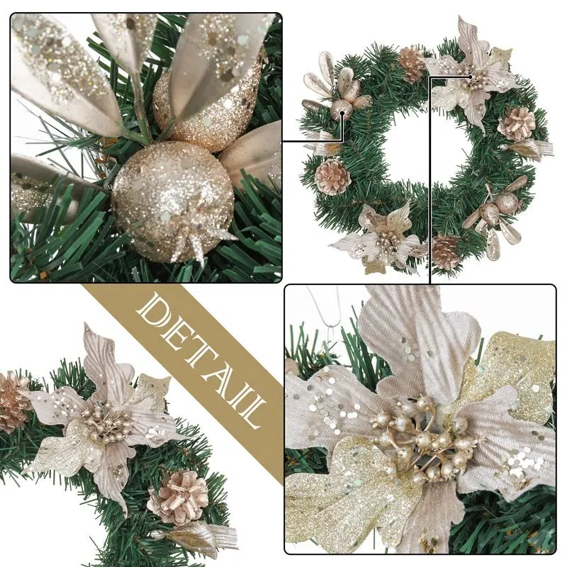 Craft Supplies Artificial Green Christmas Tree Garland Wreath