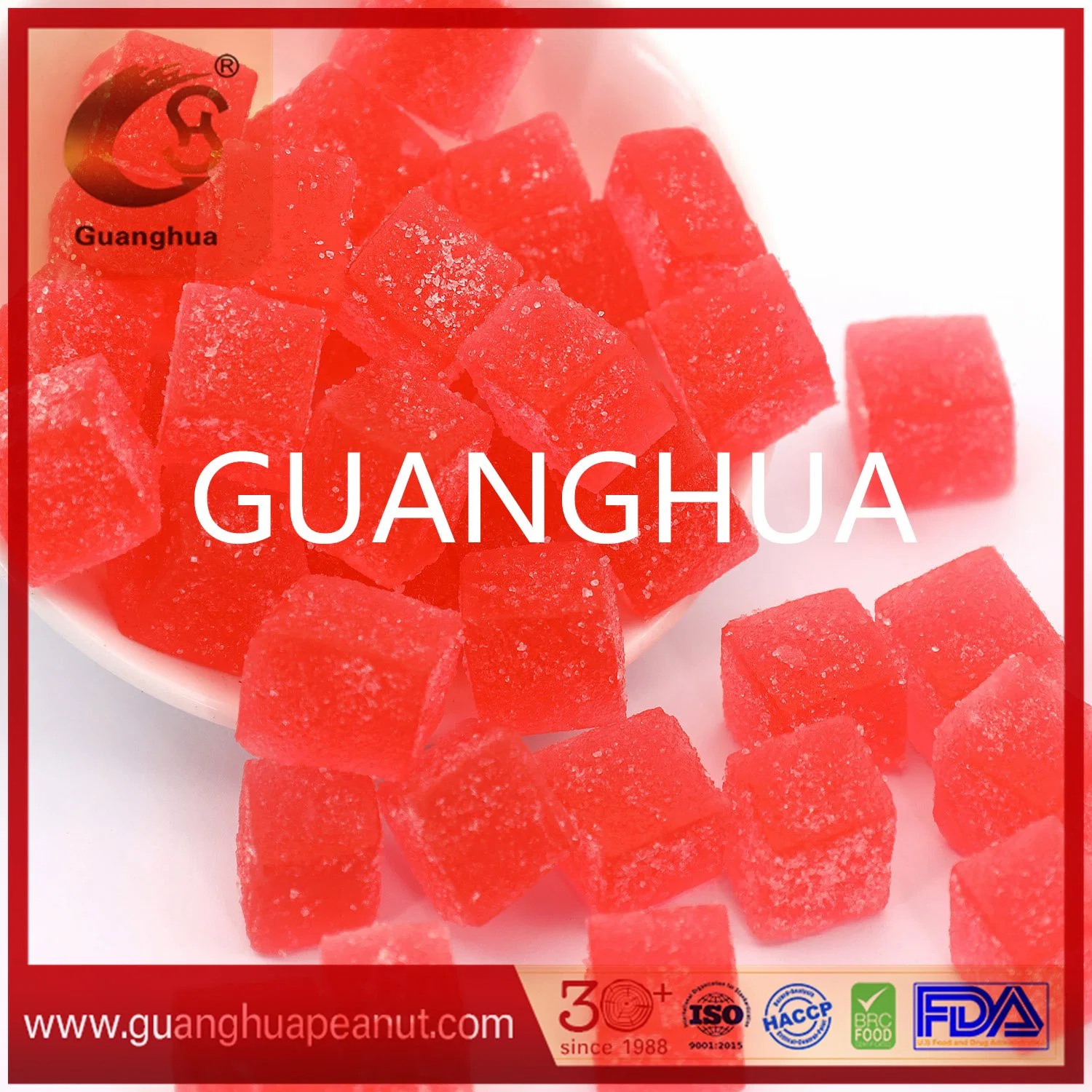 Hot Sales Soft Cubes Fruits Candy