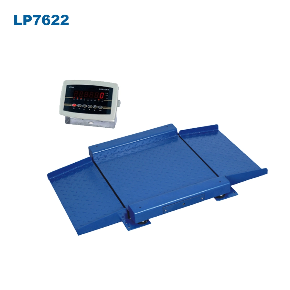 Electronic Low Profile Digital Platform Floor Scale with Ramp