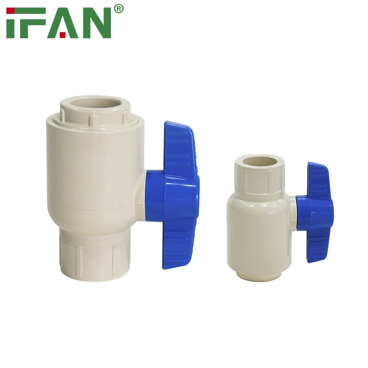 Ifan CPVC ASTM2846 Fitting Ball Valve 1/2-2 Inch Control Hand Valve