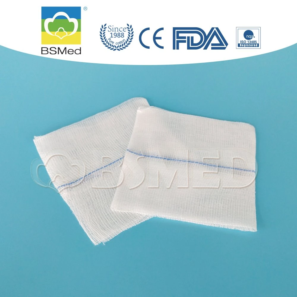 Customized Medical Supply Cotton Disposables Non-Sterile Gauze Swab with X-ray