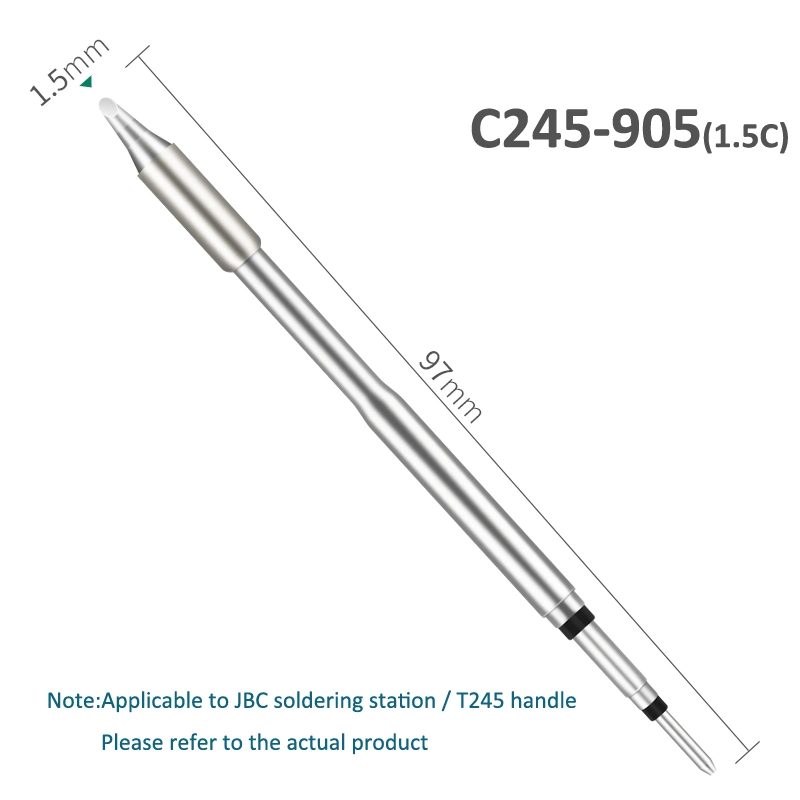 Soldering Tip C245-905 C245 Series 45 Bevel Tip Cartridge for T245-a, T245-PA, and T245-Na Soldering Irons