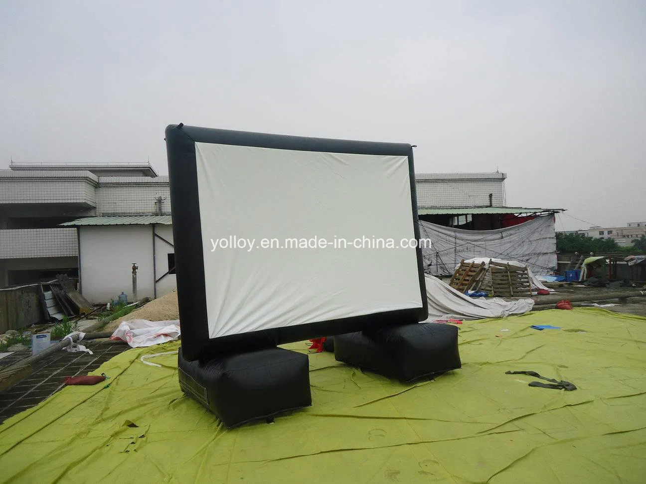 Backyard Theater Inflatable Movie Screen for Billboard Projection