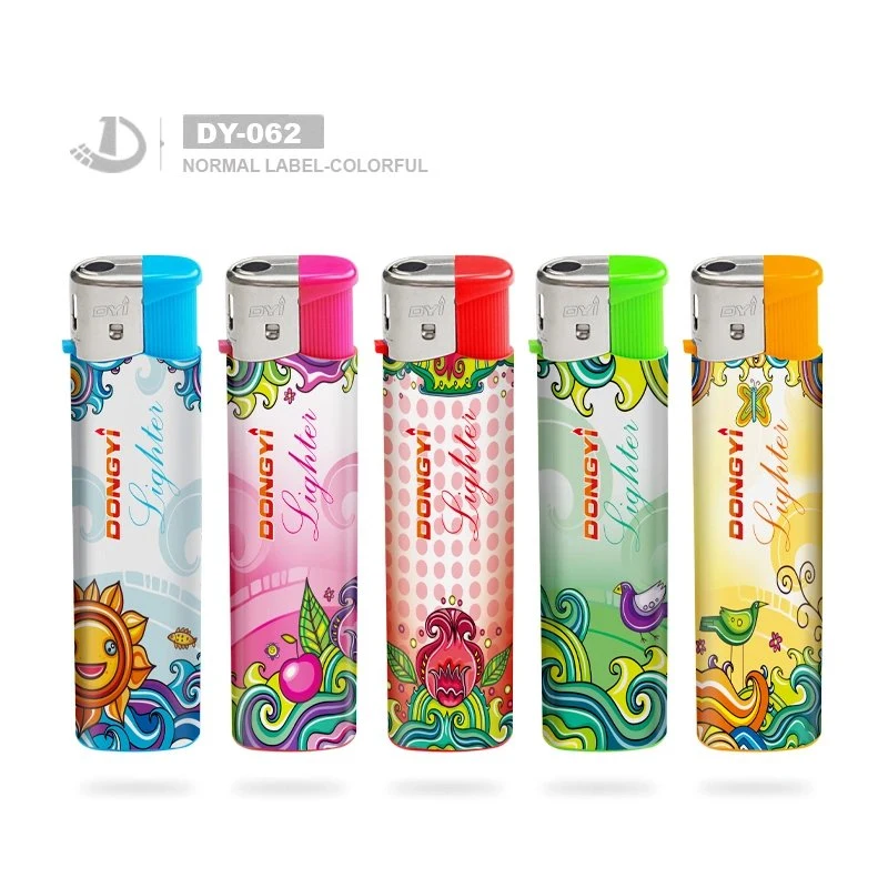 Environmentally Friendly, Low Price, Practical, Customized Normal Label-Colorful Electronic Lighter