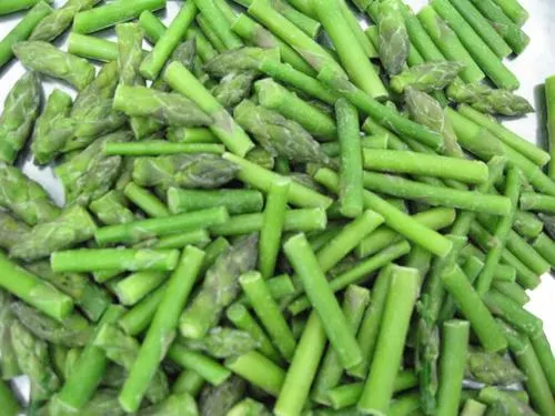 IQF Frozen Green Asparagus Spears Cuts Grade A