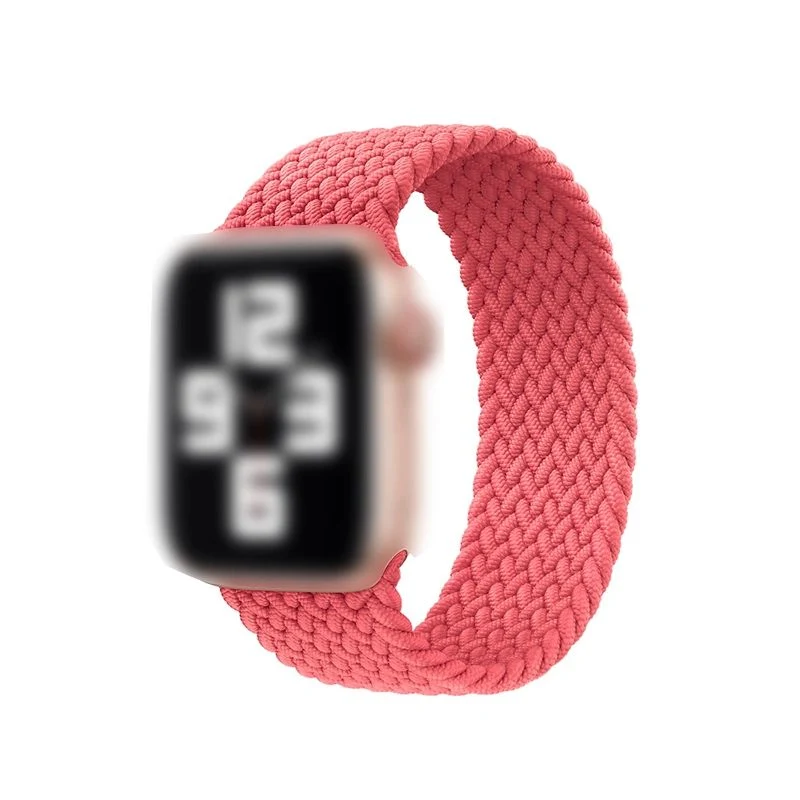 Nylon/Silikon elastische geflochtene Solo-Schleife für Apple Watch Strap/Band