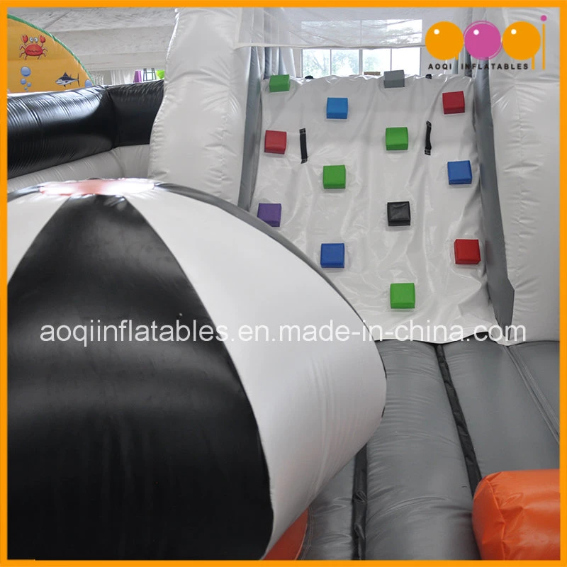 Blanco y negro Inflatable parque de atracciones tema Inflatable (AQ13229)