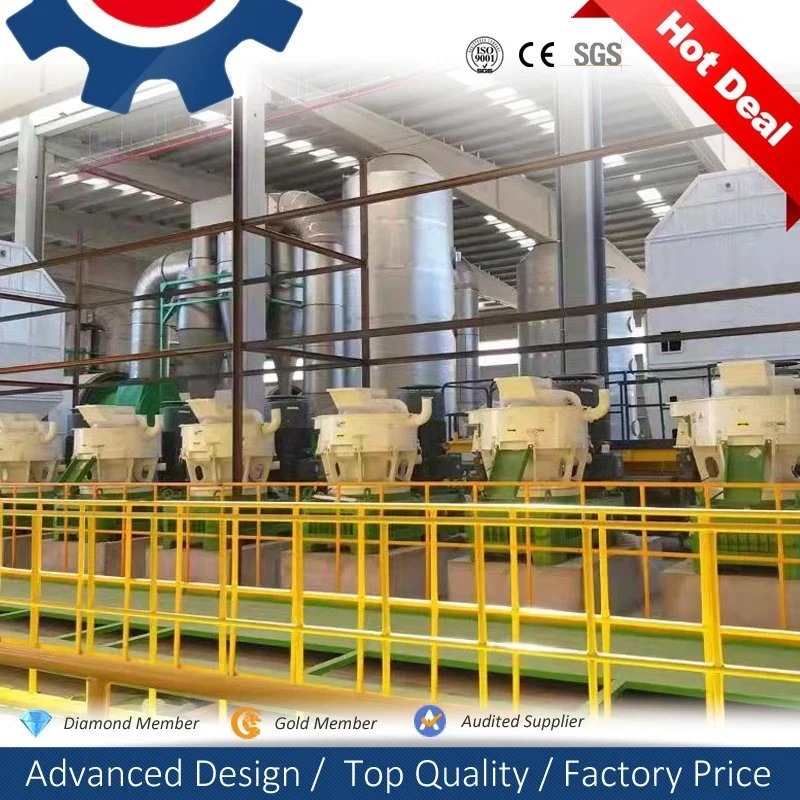 8tph Commercial Widely Used Electric Bio Wood Granulating Line