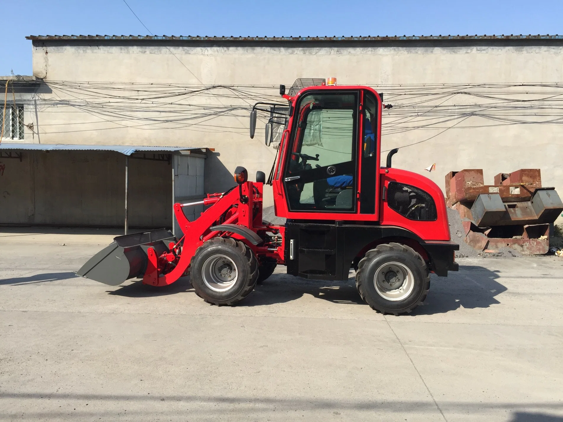 Hzm908 0.8ton Mini Wheel Loader Popular in Farms for Sale