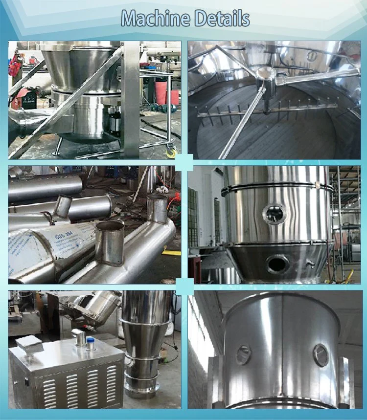 Dyestuff Chemical Industry Dryer Boiling Fluid Bed Granulation Drier Machinery Drying