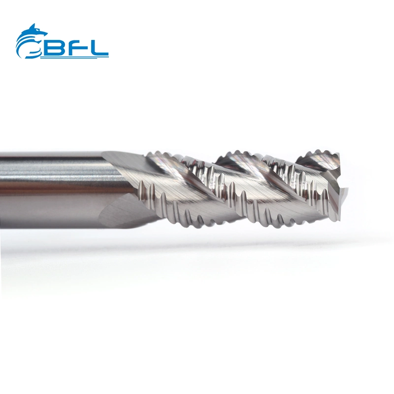 Bfl Solid Carbide Aluminium Roughing End Mills Uncoated Polished CNC Lathe Milling Turning Tools