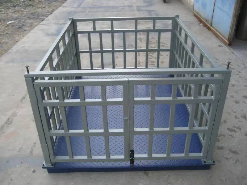 MID-Steel Floor Scale to Weighing Animal Size Capacity 1.5t Division 1kg Size 2m*0.66m