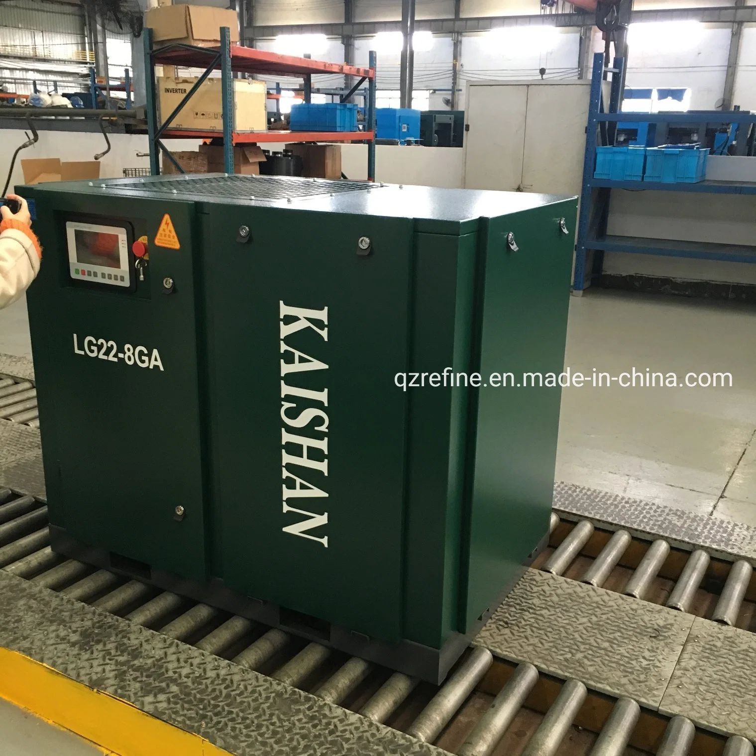 Kaishan LG22-8GA 30HP 8bar 126 cfm motor eléctrico o parafuso de acionamento do compressor de ar