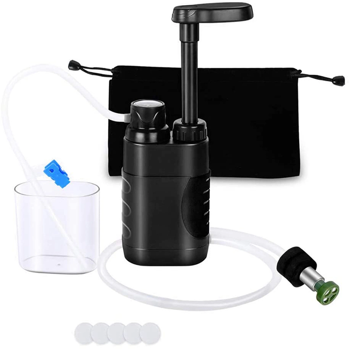 Outdoor Water Filter Straw Portable Emergency Filtering Water Filtration System Wbb15337