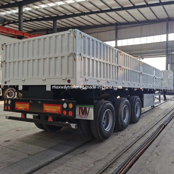 Good Service ASME/Emark/Adr Standard Mechanical/Air Suspension Brand Cargo of 3 Axle Sidewall Semi Trailer