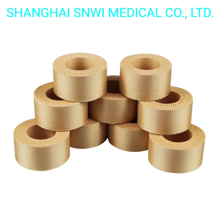 Medical Surgical Cotton Silk Zinc Oxide Self Adhesive Plaster Tape