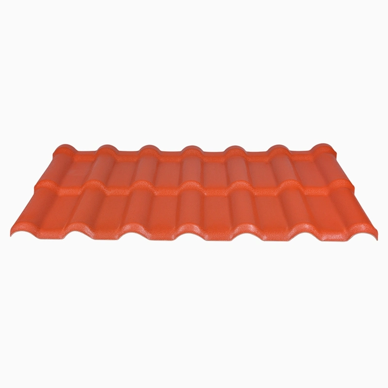 Plastic Roof Tiles Type ASA Coated UPVC Synthetic Resin Material Roof Tile