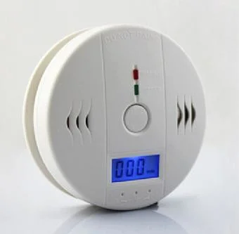 Pantalla digital de monóxido de carbono Detector de fugas de gas Co alarma interior