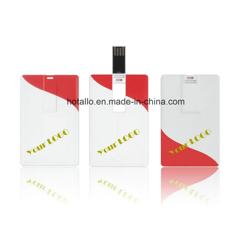 Promotion Gift with Logo Plastic Card USB Flash Drive