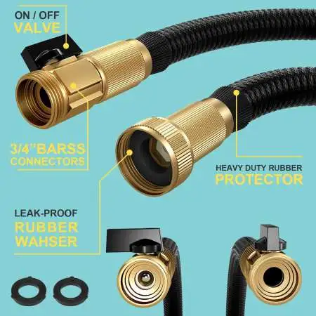 Best Selling 50FT Lightweight Expandable Flexible Magic Garden Water Pipe Hoses for Wash Car