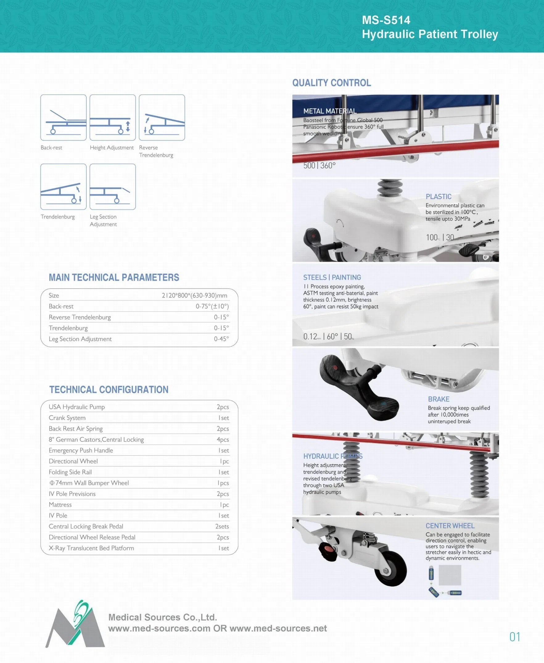 Ms-S514 Luxury Electric Transportation Trolley