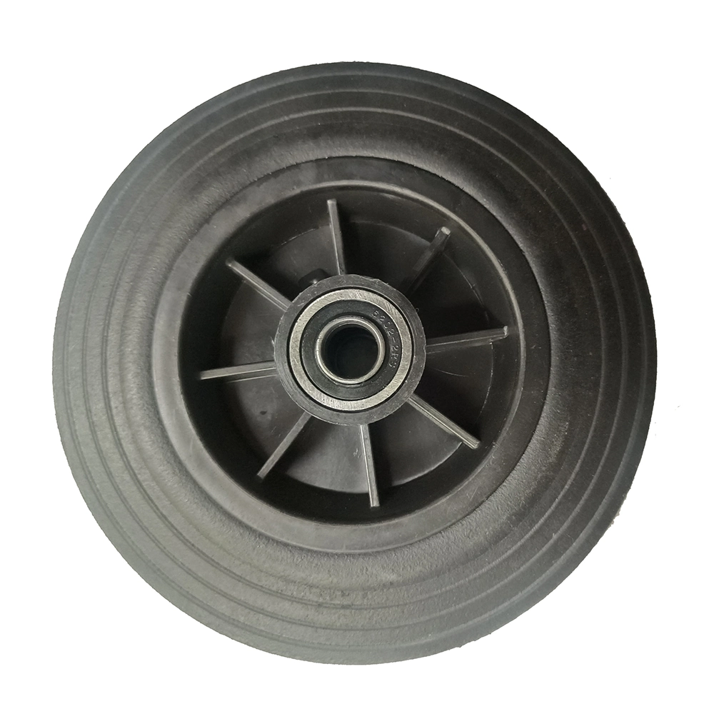 8 Inch Hand Truck Solid Rubber Caster Wheels for Trashbin