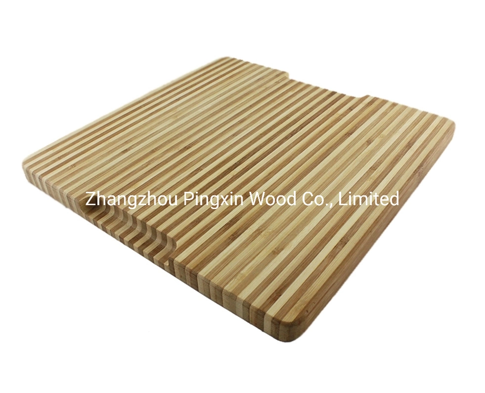 Both Side Can Be Used Zebra Color Vertical Pressed Bamboo Chopping Board